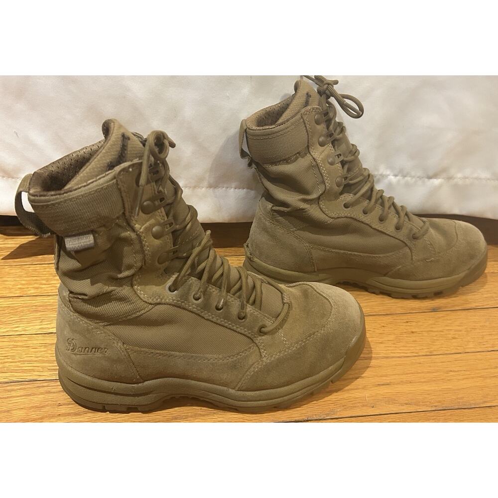 Danner Tanicus 8" Coyote Danner Dry Tactical Boots Men's size 6 - Picture 3 of 10
